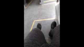 Big Dick Bulge on train 1