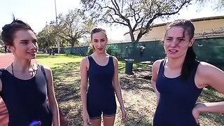 Track Girls Fuck Each Other After Practice