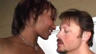 White guy fucks black girl with amazing body