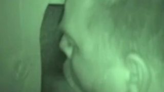 Mature bear sucking cock in nightvision