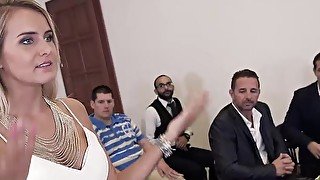 Judgement Day - Sexy Lawyer Negotiates Double Penetration