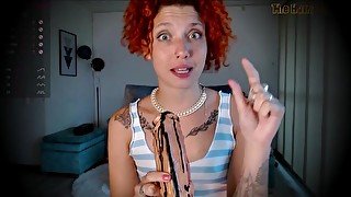 Comparing my fav Dildo with your tiny clit PART ONE