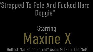 Hot Asian Mom Maxine X Gets Roped Up & Doggy Fucked By A Hard Stiff Dick!