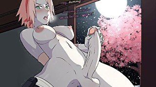 Sakura becomes your mistress \Femdom Voiced CBT Oral JOI Futa hentai/ V.2