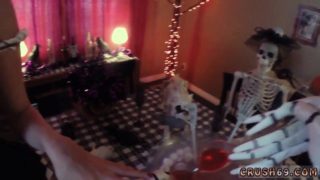 Dad crony s daughter blowjob facial and danny mom   first time Swalloween Fun