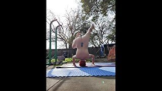 I just learned how to head stand!