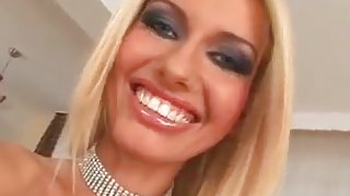Hungarian skinny blond anal fucked and facial...