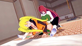 【KUSHINA UZUMAKI】【FUTANARI 3D】【NARUKO UZUMAKI】【NARUTO】