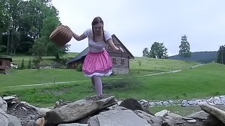 Her name is Morgan and she's an Alpine girl who loves the masturbation