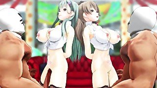 MMD - Suzutani and Kumano's Gakuen Festival (Part1)