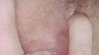 Moaning cumming MILF squirts and licks pussy juice