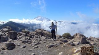 Horny, Blonde Slut at Volcano Teide in Tenerife!