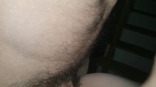 Big white cock uses bottom hole into orgasm