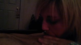 Milf sucking a mean dick and loving every inch of it.