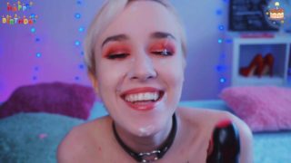 BDAY Stream compilation. Double penetration, Hitachi, Blowjobs, Glass dildo