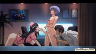 Ladyboy anime gets gobbled her salami by nurse and physician - TgirlSexMatch.com