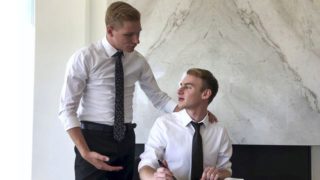 Interrupted bible studies lead to raw anal with Eric Charming and Lukas Stone