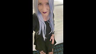 Crossdresser in Hotel Ready for Sex