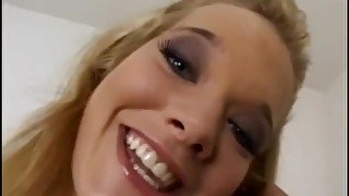 Blonde POV teen fucking cock on camera