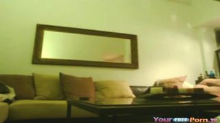 Comely tart in private amateur sex tape