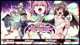 Get To Work, Succubus-Chan [PornPlay Hentai Game] Ep.1 a succubus milking that cowgirl huge tits