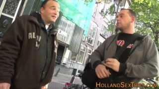 Dutch hooker gets cumshot