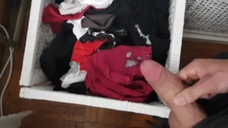 Cum in young panties drawer in her room