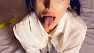 Ahegao girl Sasha Rose