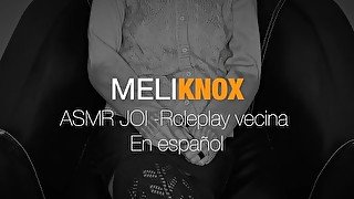 ASMR JOI en español juego de roles. Vecina.