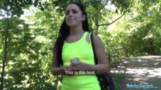 Public agent kittina clairette gets creampied hardcore outdoors