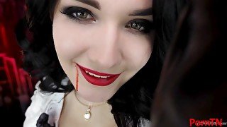 Kitty Klaw ASMR - Lady Dimitrescu Part 2 - Big tits