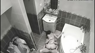 Horny Couple gets Down to Business in the Barthroom