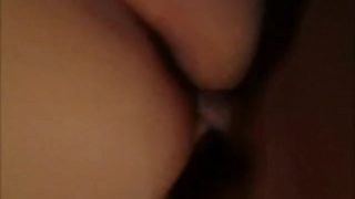 fat horny step-mom gets pussy fucked & creampied hard, doggy ass bounching