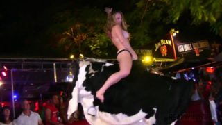 Insane Bull Riding Sluts Naked and Wild