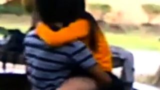 Paki indian public sex on bench