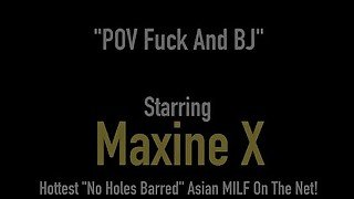 Lucky Cock Gets Asian Milf Maxine X & Her Blowjob Skills!