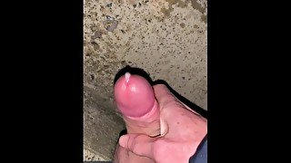 Getting horny during a walk on a stormy night