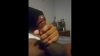 Big dick teen cums hard using cock ring and keeps going to cum again!