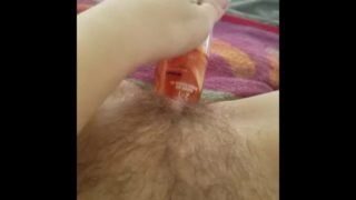 Fucking a Lube Bottle pt 2