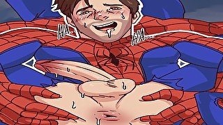 HENTAI - Spiderman X Miles Morales - Animacion Gay - Dibujo Animado Comic Animado