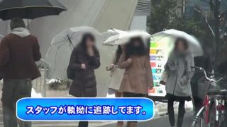 Good-looking oriental teenage slut Tsubomi is sucking dick in public place