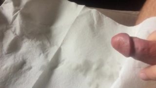 Huge drip then shoot cumshot slo mo!