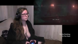BBW Nerdy Gamer Girl Plays Until Dawn Part 8
