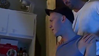 Gay studs ass fuck mutually after BJ