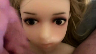 Face fucking Yumi 2 (100cm sex doll)