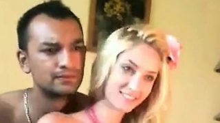 Blonde beauty and her shiek lover webcam sex