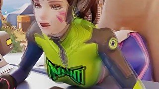 Dva Nano Doggystyle Overwatch Animation 3D with Sound