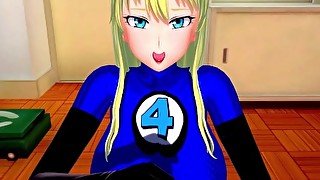 Invisible Woman 3D Hentai POV