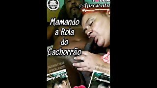 Mamando a Rola do Cachorrão parte 1