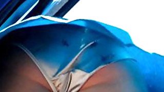 Car Wash Upskirt